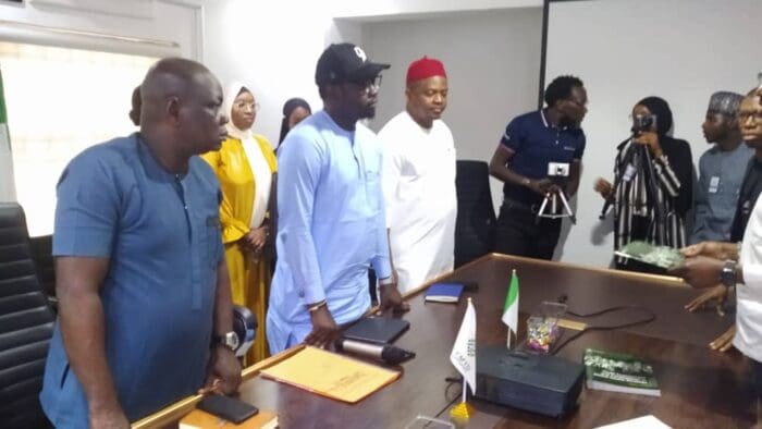 Participants at the Pre-summit meeting with the Honorable Minister