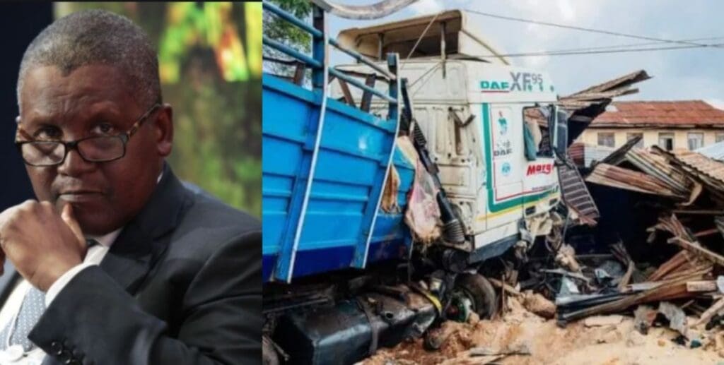 Dangote Denies Ownership of Truck Involved in Ondo Accident