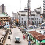 Lagos Island's commercial district