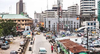 Lagos Island's commercial district
