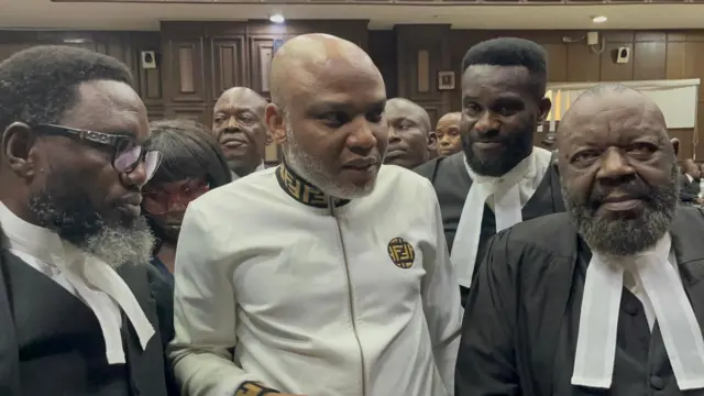 Nnamdi Kanu in Court recently