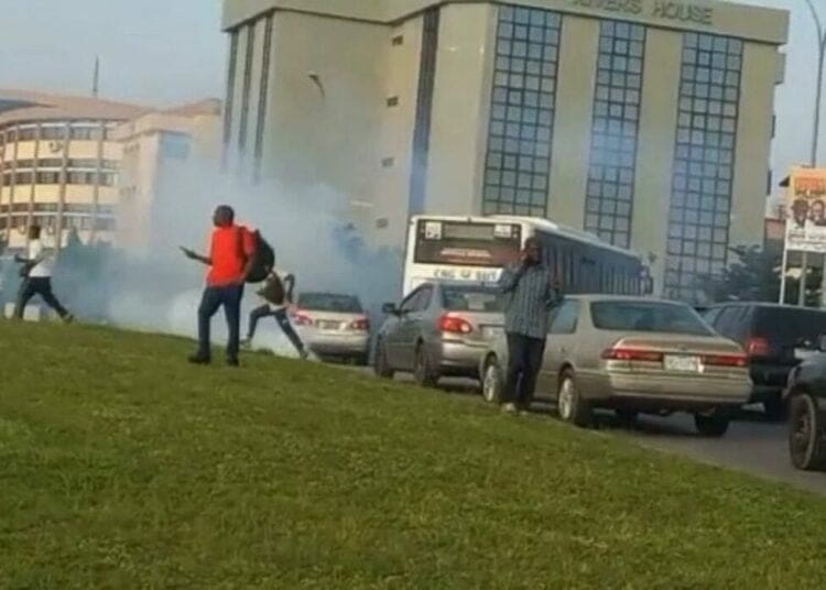 Traffic Girdlock At Central Area Abuja.
