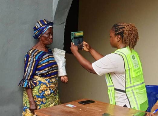 INEC Officials On duty during Anambra Election.