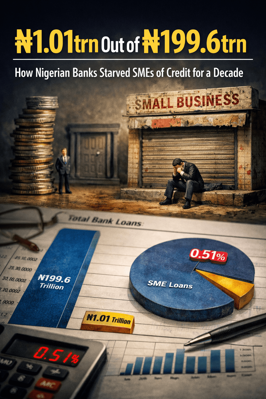 ₦1.01trn Out of ₦199.6trn: How Nigerian Banks Starved SMEs of Credit for a Decade