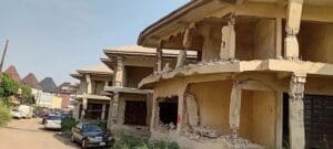 Reconstruction works begin at the ASPAMDA section of the market. Photo: Ehime Alex