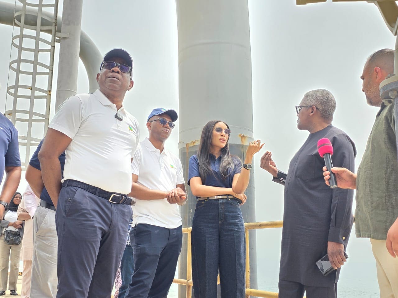 Dangote Host NNPC GCEO Ojulari at Refinery in Lagos