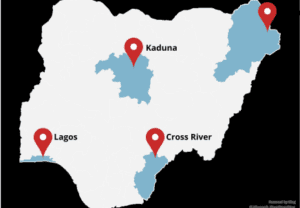 The four states surveyed by the report