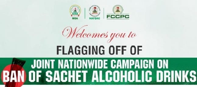 FG Launches Nationwide Drive to Enforce Sachet Alcohol Ban