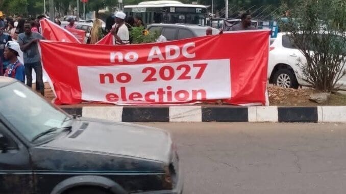 ADC Youths Escalate #AmupitanMustGo Protests, Target Lagos, Ogun, Jigawa