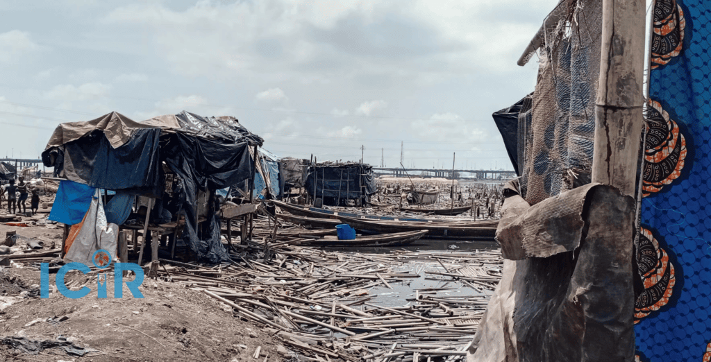 Makeshift built after the demolition: Photo by Ehime Alex