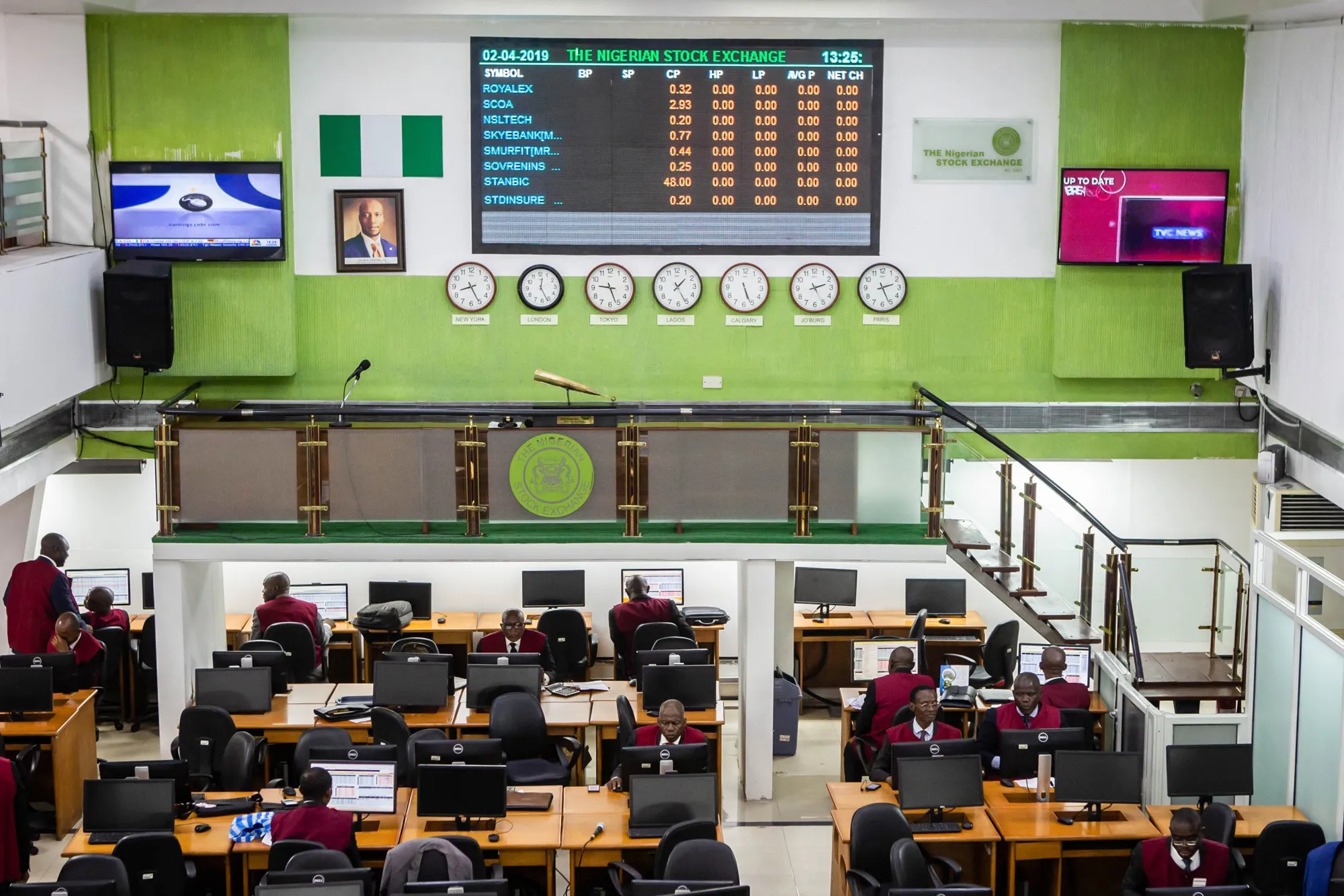 Nigerian stock market trading